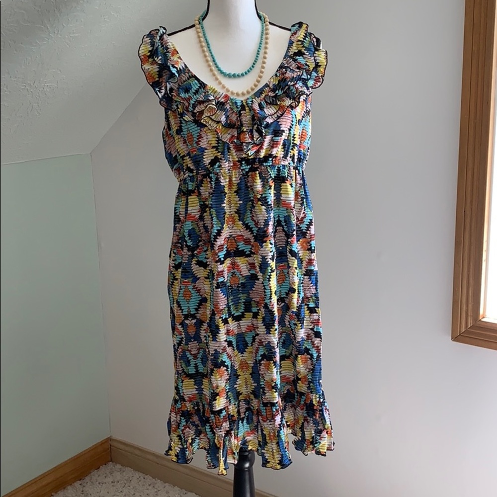 Blu Sage Ruffle Dress - Picture 2 of 5